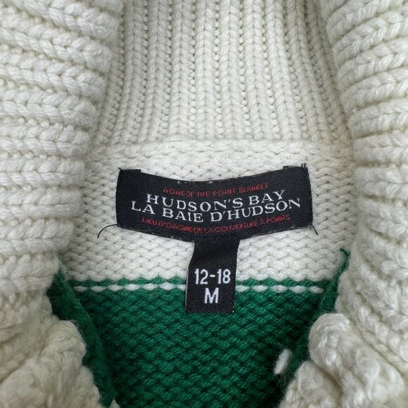 Hudson’s Bay Authentic 5 Stripe Cardigan Infant size 12-18 months Canadiana - Picture 4 of 7